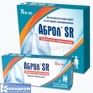 Аброл<sup>&reg;</sup> SR <I>таблетки с пролонгированным действием</I> (Abrol<sup>&reg;</sup> SR <I>tablets with prolonged action</I>)