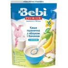 КАША СУХА МОЛОЧНА ШВИДКОРОЗЧИННА ДЛЯ ДИТЯЧОГО ХАРЧУВАННЯ "ПШЕНИЦЯ ЯБЛУКО БАНАН" тм "BEBI PREMIUM"