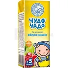 Сік яблучно-вишневий відновлений освітлений стерилізований тм "Чудо-Чадо"