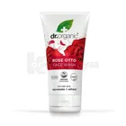 Гель для обличчя "DR. Organic" з маслом троянди Отто очищуючий