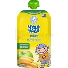 Пюре яблучно-бананове натуральне без цукру гомогенізоване стерилізоване тм "Чудо-Чадо"