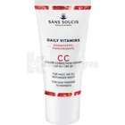 Sans Soucis (Сан Сусі) Daily Vitamins СС крем для шкіри з почервоніння з гранатом SPF-20