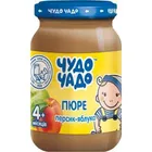 Пюре из персиков и яблок с сахаром гомогенизированное стерилизованное тм "Чудо-Чадо"