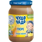 Пюре из груш и яблок натуральное без сахара тм "Чудо-Чадо" гомогенизированное стерилизованное