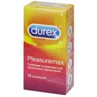 ПРЕЗЕРВАТИВЫ ЛАТЕКСНЫЕ С СИЛИКОНОВОЙ СМАЗКОЙ "DUREX PLEASUREMAX"