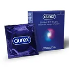 ПРЕЗЕРВАТИВЫ ЛАТЕКСНЫЕ С СИЛИКОНОВОЙ СМАЗКОЙ DUREX® DUAL EXTASE (РЕЛЬЕФНЫЕ С АНЕСТЕТИКОМ)