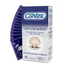 ПРЕЗЕРВАТИВЫ ЛАТЕКСНЫЕ С СИЛИКОНОВОЙ СМАЗКОЙ CONTEX® EXTRA SENSATION (С КРУПНЫМИ ТОЧКАМИ И РЕБРАМИ)
