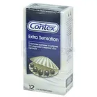 ПРЕЗЕРВАТИВЫ ЛАТЕКСНЫЕ С СИЛИКОНОВОЙ СМАЗКОЙ CONTEX® EXTRA SENSATION (С КРУПНЫМИ ТОЧКАМИ И РЕБРАМИ)
