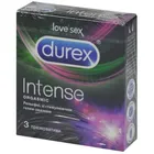 ПРЕЗЕРВАТИВЫ ЛАТЕКСНЫЕ С СИЛИКОНОВОЙ СМАЗКОЙ DUREX® INTENSE ORGASMIC (РЕЛЬЕФНЫЕ СО СТИМУЛИРУЮЩИМ ГЕЛЕМ-СМАЗКОЙ)