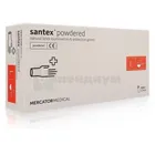 ПЕРЧАТКИ ЛАТЕКСНЫЕ СМОТРОВЫЕ НЕСТЕРИЛЬНЫЕ ПРИПУДРЕННЫЕ SANTEX® POWDERED
