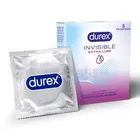 Презервативы латексные с силиконовой смазкой DUREX INVISIBLE EXTRA LUBE (ультратонкие с дополнительной смазкой)