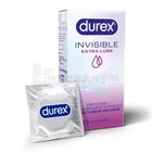 Презервативы латексные с силиконовой смазкой DUREX INVISIBLE EXTRA LUBE (ультратонкие с дополнительной смазкой)