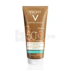 КАПИТАЛЬ СОЛЕЙ — СОЛНЦЕЗАЩИТНОЕ УВЛАЖНЯЮЩЕЕ МОЛОЧКО ДЛЯ ЛИЦА И ТЕЛА SPF 50+ тм VICHY/ВИШИ
