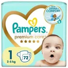 ПОДГУЗНИКИ ДЕТСКИЕ ОДНОРАЗОВЫЕ PAMPERS PREMIUM CARE