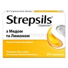 Стрепсилс с медом и лимоном