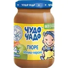 Пюре из персиков и яблок гомогенизированное стерилизованное тм "Чудо-Чадо"