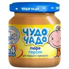 Пюре из персиков гомогенизированное стерилизованное тм "Чудо-Чадо"