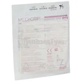 РУКАВИЧКИ ЛАТЕКСНІ ХІРУРГІЧНІ СТЕРИЛЬНІ БЕЗ ПУДРИ MEDI-GRIP® PF розмір 7,5 пара  №1