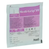 РУКАВИЧКИ ЛАТЕКСНІ ХІРУРГІЧНІ СТЕРИЛЬНІ БЕЗ ПУДРИ MEDI-GRIP® PF розмір 8 пара  №1
