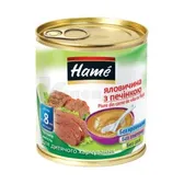 ПЮРЕ НА М'ЯСНІЙ ОСНОВІ "ЯЛОВИЧИНА З ПЕЧІНКОЮ" торгової марки "HAME" 100 г  №1