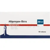 Абіратерон-Віста таблетки, вкриті плівковою оболонкою 250 мг блістер  №120