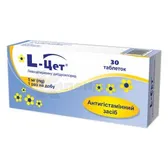L-Цет® таблетки, вкриті оболонкою 5 мг  №30