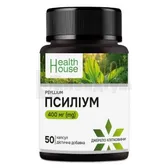 Псиліум капсули 400 мг тм Health House  №50