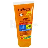 КРЕМ "ВИСОКИЙ ЗАХИСТ" ДЛЯ БЕЗПЕЧНОЇ ЗАСМАГИ SPF-40 160 мл  №1