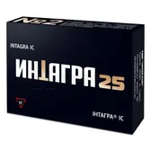 Інтагра® ІС таблетки, вкриті оболонкою 25 мг в пачці  №2