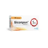 Бісопрол® таблетки 5 мг блістер  №50