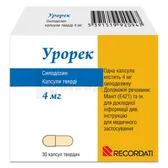 Урорек капсули тверді 4 мг блістер  №30