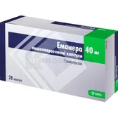 Еманера капсули кишково-розчинні 40 мг блістер  №28