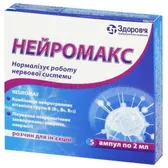 Нейромакс розчин  для ін'єкцій ампула 2 мл у блістері в коробці  №5