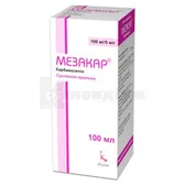 Мезакар® суспензія оральна 100 мг/5 мл флакон 100 мл з мірним стаканчиком  №1