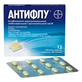 Антифлу® таблетки, вкриті плівковою оболонкою блістер  №12