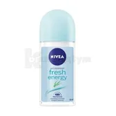 ДЕЗОДОРАНТ-АНТИПЕРСПIРАНТ NIVEA "ОСВIЖАЮЧА ЕНЕРГIЯ" кульковий 50 мл  №1
