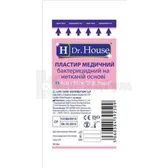 ПЛАСТИР МЕДИЧНИЙ БАКТЕРИЦИДНИЙ "H Dr. House" 4 см х 10 см на нетканній основі  №1