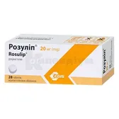 Розуліп® таблетки, вкриті плівковою оболонкою 20 мг блістер  №28
