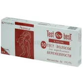 ТЕСТ ДЛЯ ВИЗНАЧЕННЯ ВАГІТНОСТІ TEST FOR BEST® КЛАСІК ЕКОНОМ тест-смужки  №10