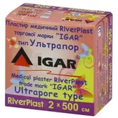 ПЛАСТИР МЕДИЧНИЙ RIVERPLAST "ІГАР" 2 см х 500 см Ультрапор (на нетканій основі)  №1