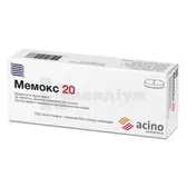 Мемокс 20 таблетки, вкриті плівковою оболонкою 20 мг блістер  №30