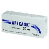 Ареклок® таблетки, вкриті плівковою оболонкою 50 мг блістер  №30