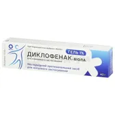 Диклофенак-Віола гель 1 % туба 40 г в пачці  №1