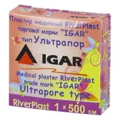 ПЛАСТИР МЕДИЧНИЙ RIVERPLAST "ІГАР" 1 см х 500 см Ультрапор (на нетканій основі)  №1