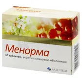 Менорма таблетки, вкриті плівковою оболонкою 735 мг  №30