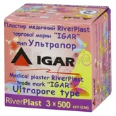 ПЛАСТИР МЕДИЧНИЙ RiverPlast торгової марки "IGAR" тип УЛЬТРАПОР (на нетканій основі) 3 см х 500 см  №1
