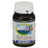 ПИВНІ ДРІЖДЖІ "ОСОКОР" З КАЛЬЦІЄМ, МАГНІЄМ, ЗАЛІЗОМ таблетки 0,5 г  №100