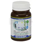 ПИВНІ ДРІЖДЖІ "ОСОКОР" З ЙОДОМ ТА КАЛЬЦІЄМ таблетки 0,5 г  №100