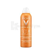 КАПІТАЛЬ СОЛЕЙ — СОНЦЕЗАХИСНИЙ НЕВИДИМИЙ ЗВОЛОЖУЮЧИЙ АЕРОЗОЛЬ SPF50 тм VICHY/ВІШІ флакон 200 мл  №1