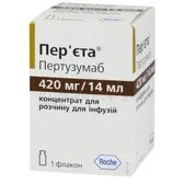 Пер'Єта® концентрат для розчину для інфузій 420 мг/14 мл флакон  №1